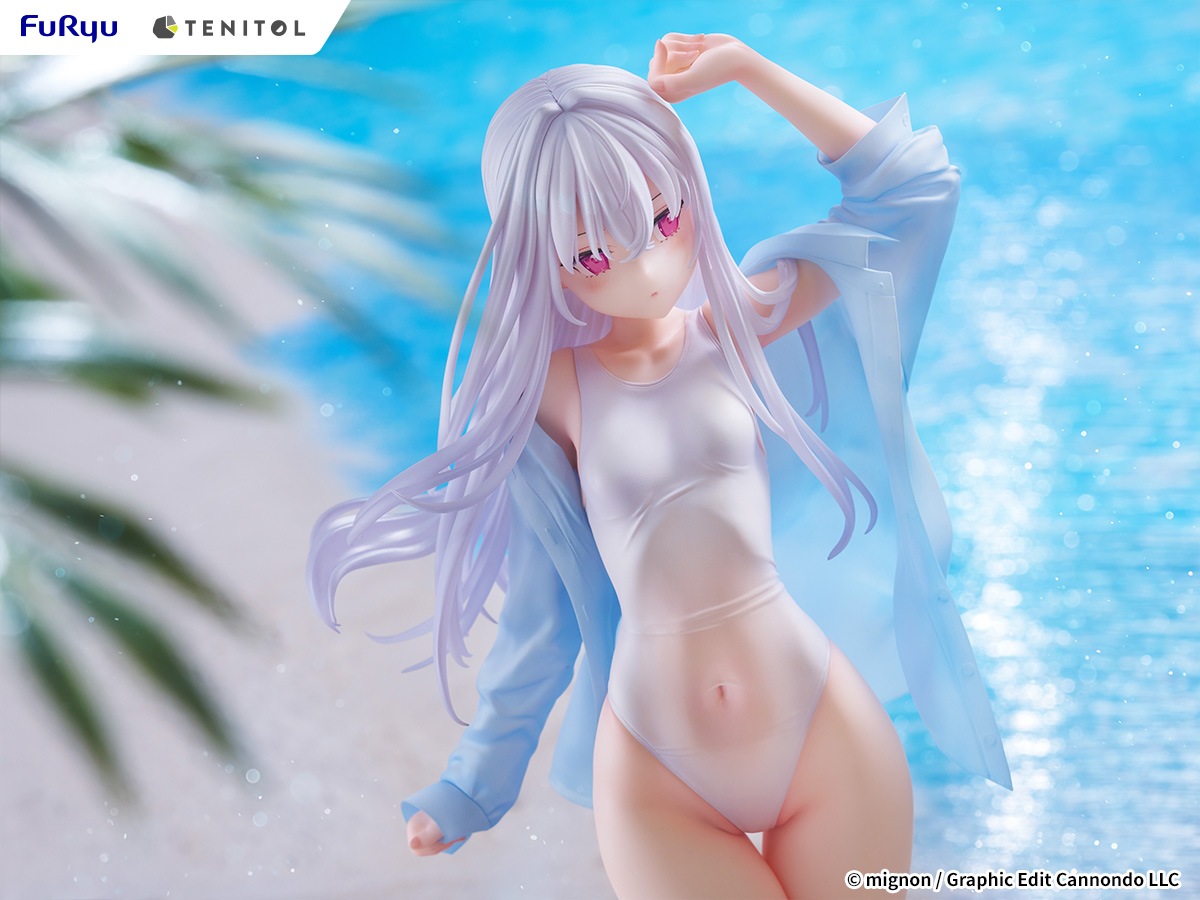 TENITOL TALL NO GAME NO LIFE游戏人生 白 泳装 ver.手办